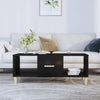 Schwarzer Couchtisch Jura 102x50x40cm (Holz)