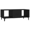 Schwarzer Couchtisch Konstantin 102x50x40cm (Holz)