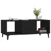 Schwarzer Couchtisch Konstantin 102x50x40cm (Holz)