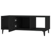 Schwarzer Couchtisch Konstantin 102x50x40cm (Holz)