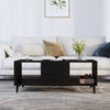 Schwarzer Couchtisch Konstantin 102x50x40cm (Holz)