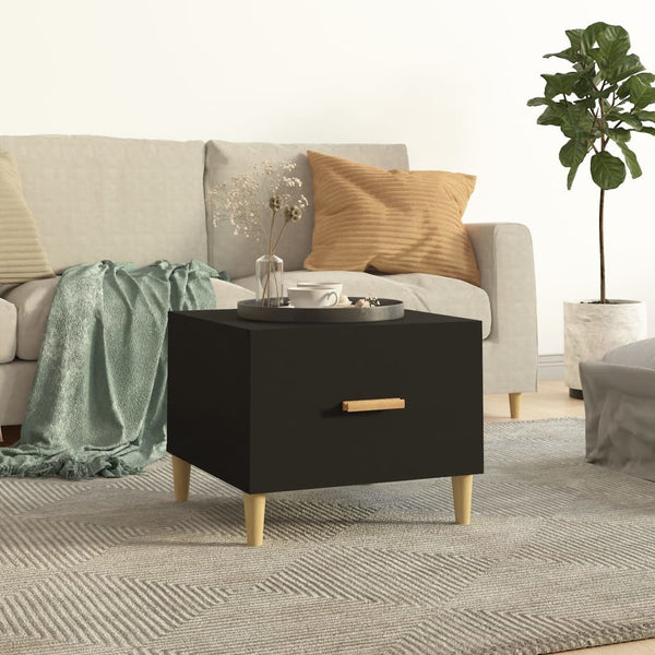 Couchtisch Cately 50x50x40cm, schwarz (Holz)