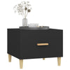 Schwarzer Couchtisch Cately 50x50x40cm (2 Stück, Holz)
