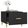 Schwarzer Couchtisch Cately 50x50x40cm (2 Stück, Holz)