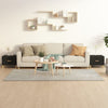 Schwarzer Couchtisch Cately 50x50x40cm (2 Stück, Holz)