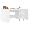 Weißer Schreibtisch Cimpoeriu 140x50x75cm (Holz)