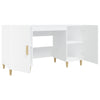 Weißer Schreibtisch Cimpoeriu 140x50x75cm (Holz)