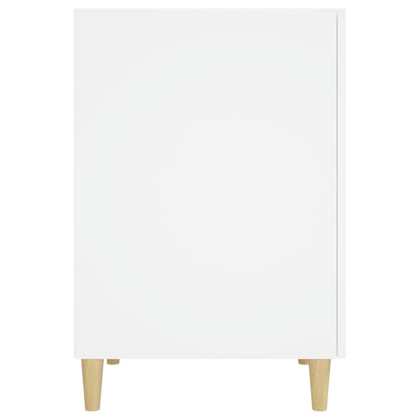 Weißer Schreibtisch Cimpoeriu 140x50x75cm (Holz)