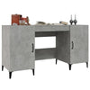 Betongrauer Schreibtisch Langa 140x50x75cm (Holz)
