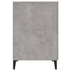 Betongrauer Schreibtisch Langa 140x50x75cm (Holz)