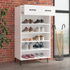 Weißer Schuhschrank Bajko 60x35x105cm (Holz)