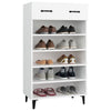Weißer Schuhschrank Bajko 60x35x105cm (Holz)