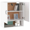 Weißer Wandschrank Adeliny 60x31x70cm (Holz)
