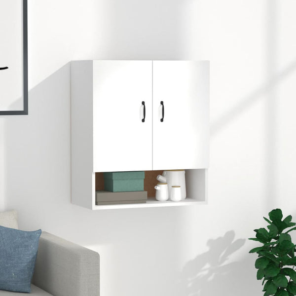 Weißer Wandschrank Adeliny 60x31x70cm (Holz)