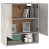 Betongrauer Adeliny Wandschrank 60x31x70cm (Holz)