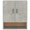 Betongrauer Adeliny Wandschrank 60x31x70cm (Holz)