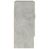 Betongrauer Adeliny Wandschrank 60x31x70cm (Holz)