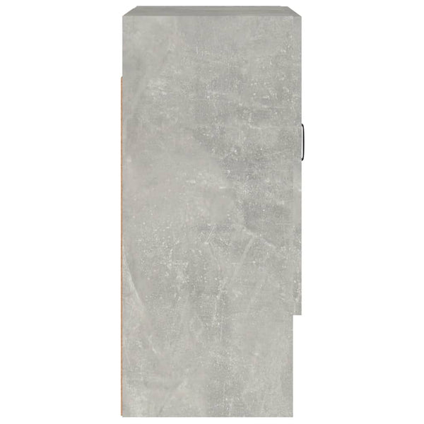 Betongrauer Adeliny Wandschrank 60x31x70cm (Holz)