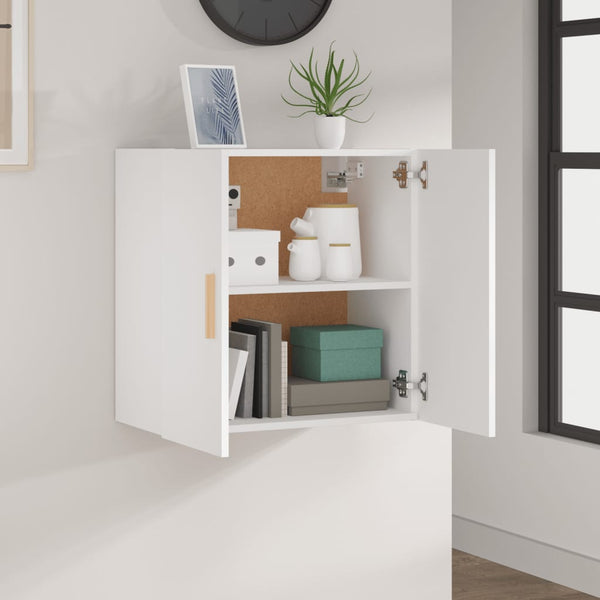 Weißer Wandschrank Pisarov 60x30x60 cm (Holz)