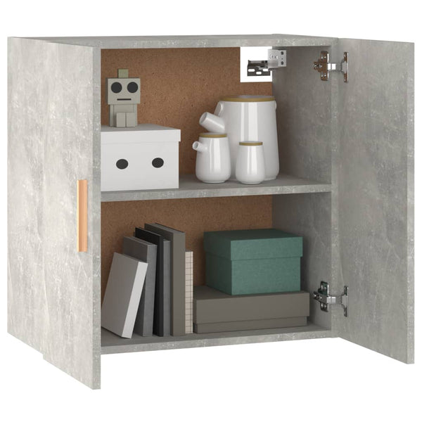 Wandschrank Pisarov 60x30x60cm (Holz), betongrau