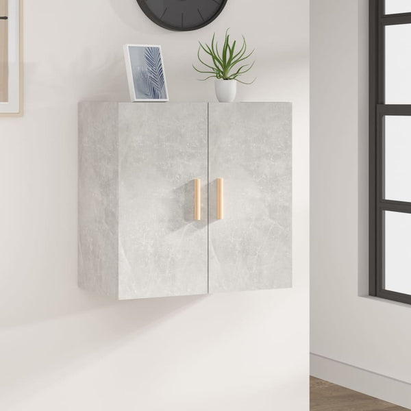 Wandschrank Pisarov 60x30x60cm (Holz), betongrau