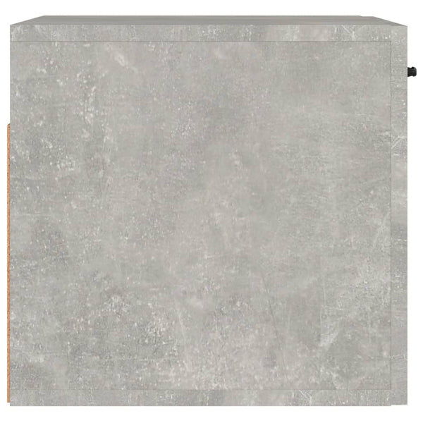 Betongrauer Wandschrank Vance 80x36,5x35cm (Holz)