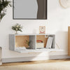 Wandschrank Betongrau Marieana 100x36,5x35cm (Holz)