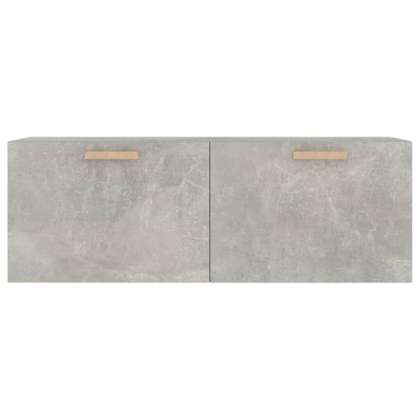 Wandschrank Betongrau Marieana 100x36,5x35cm (Holz)
