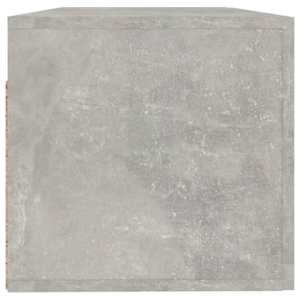 Wandschrank Betongrau Marieana 100x36,5x35cm (Holz)
