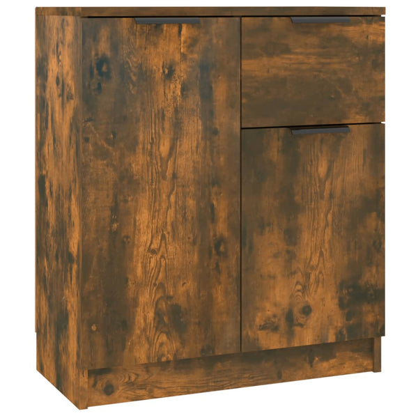 Vitrinenschrank Cindres aus Räuchereiche 60x30x70cm (Holz)