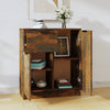 Vitrinenschrank Cindres aus Räuchereiche 60x30x70cm (Holz)