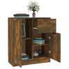 Vitrinenschrank Cindres aus Räuchereiche 60x30x70cm (Holz)