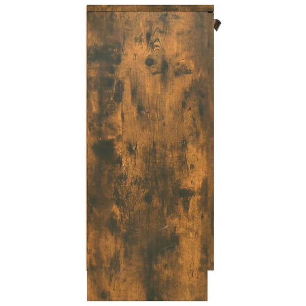 Vitrinenschrank Cindres aus Räuchereiche 60x30x70cm (Holz)