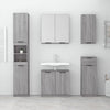 Grauer Badspiegelschrank Ghadib 64x20x67cm (Sonoma)