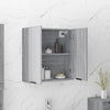 Grauer Badspiegelschrank Ghadib 64x20x67cm (Sonoma)