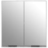Grauer Badspiegelschrank Ghadib 64x20x67cm (Sonoma)