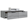 Grauer TV-Wandschrank Foster 68x30x20cm (Holz)