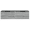 Grauer TV-Wandschrank Foster 68x30x20cm (Holz)
