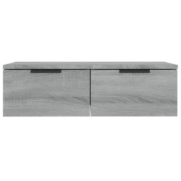Grauer TV-Wandschrank Foster 68x30x20cm (Holz)