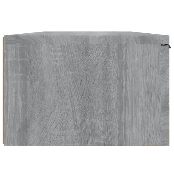 Grauer TV-Wandschrank Foster 68x30x20cm (Holz)