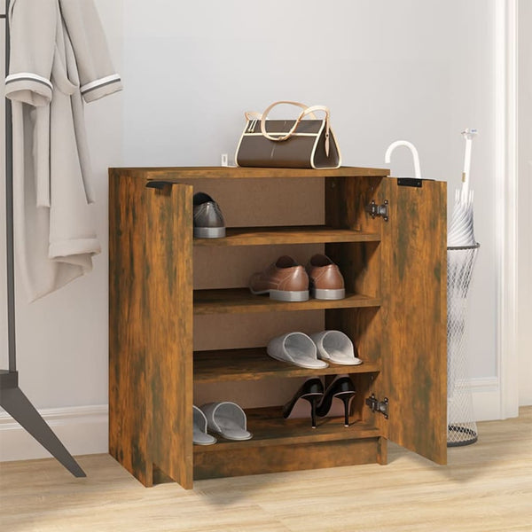 Räuchereiche Schuhregal Angelco 59x35x70cm (Holz)