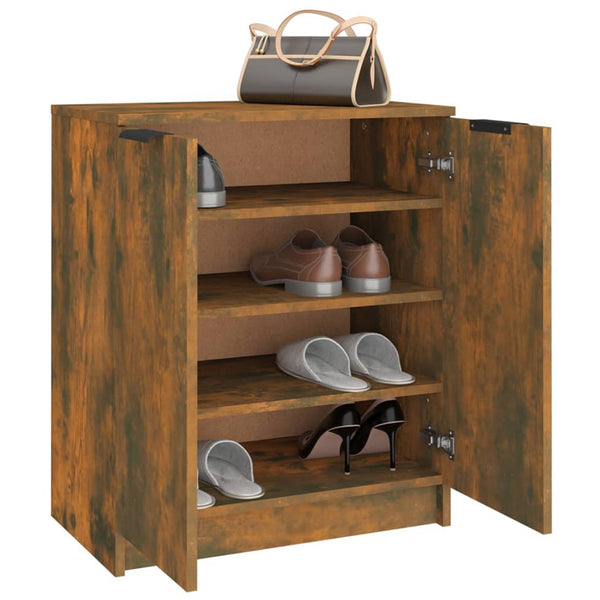 Räuchereiche Schuhregal Angelco 59x35x70cm (Holz)