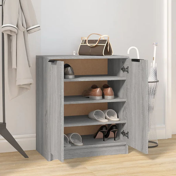 Grauer Schuhständer Angelco 59x35x70cm (Holz)