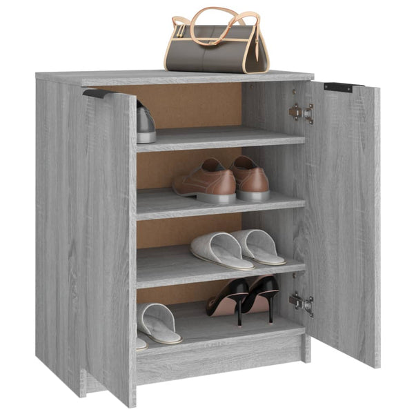 Grauer Schuhständer Angelco 59x35x70cm (Holz)