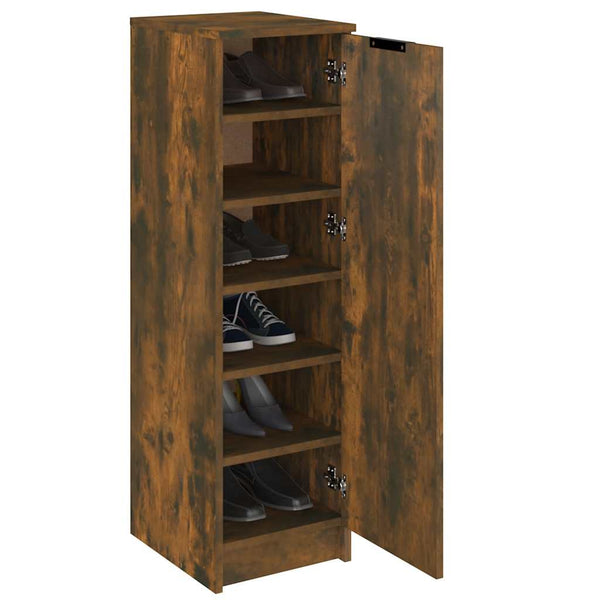 Räuchereiche Schuhschrank Luder 30x35x100cm (Holz)