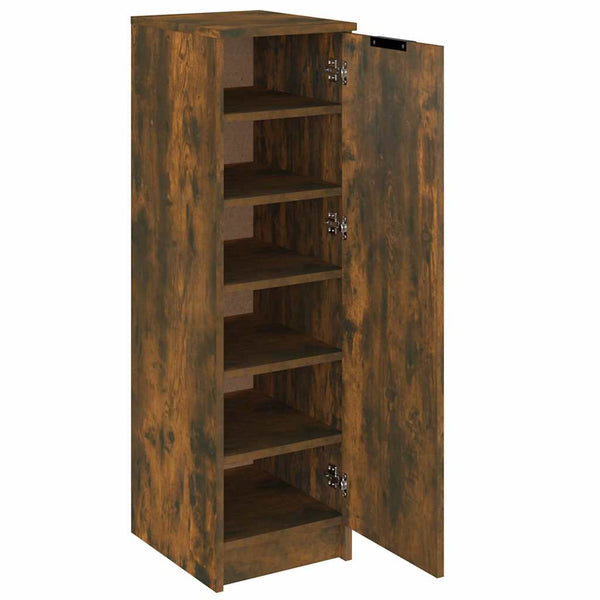 Räuchereiche Schuhschrank Luder 30x35x100cm (Holz)