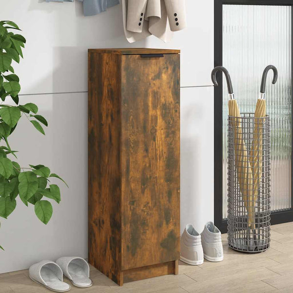 Räuchereiche Schuhschrank Luder 30x35x100cm (Holz)