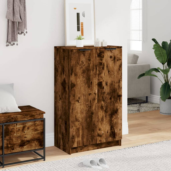 Schuhschrank Meala aus Wildeiche 59x35x100cm (Holz)