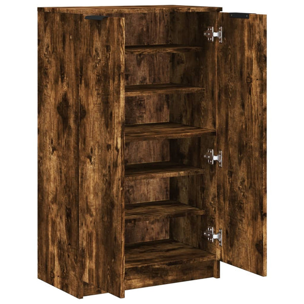 Schuhschrank Meala aus Wildeiche 59x35x100cm (Holz)