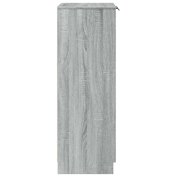 Grauer Schuhschrank Meala 59x35x100cm (Holz)